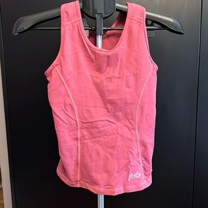 Glow activewear tank. Dusty rose Pink womens size small. EUC!